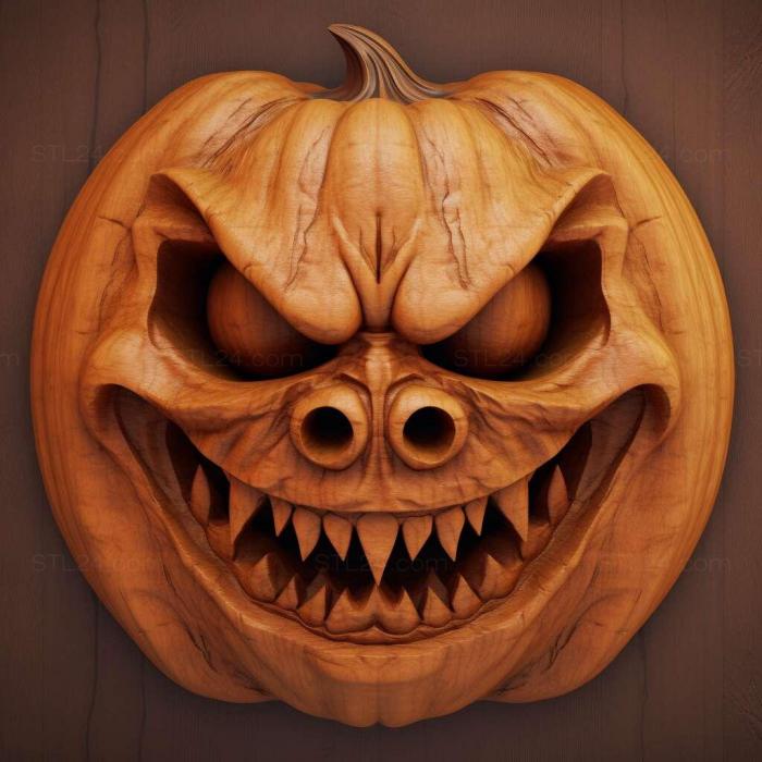 Games (Evil Pumpkin 3, GAMES_22795) 3D models for cnc